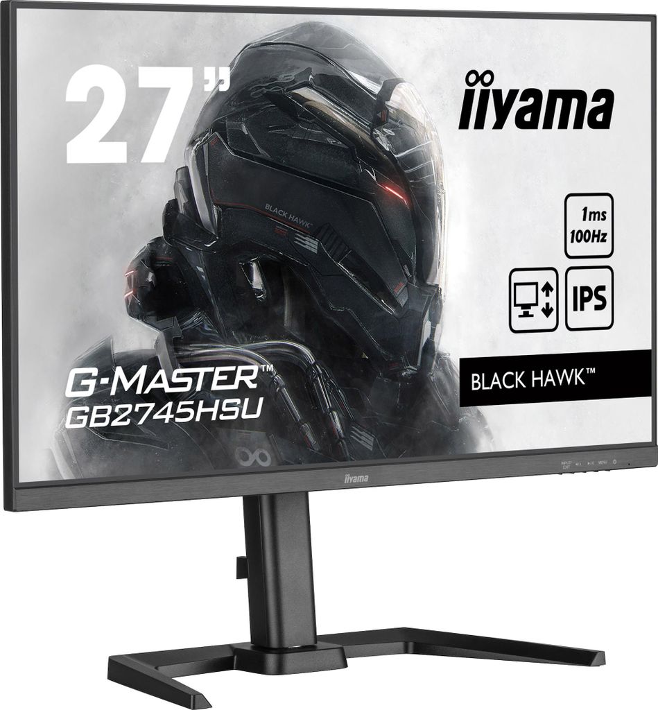 iiyama G-Master GB2745HSU-B2, Gaming-Monitor, (FullHD, IPS Produktbild 