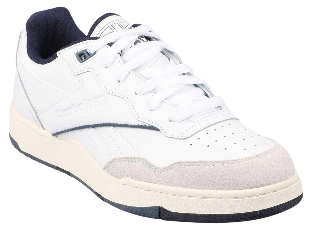 Reebok - "BB 4000 II" Sneaker für Herren, Leder GT16654 (38 EU) (Weiß/Marine)