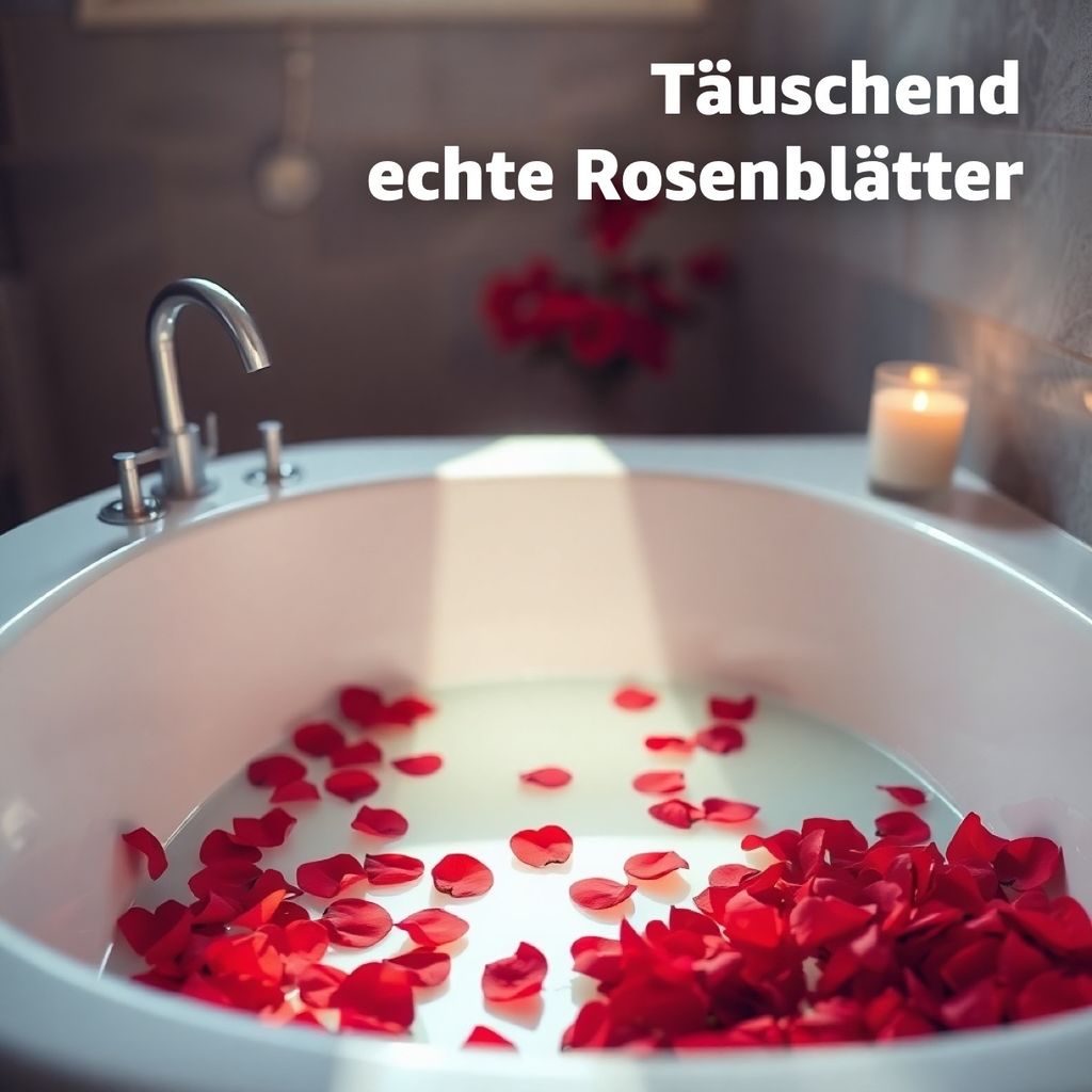 Valentinstag Party Dekoration Set – Mit Herz-Girlande, Banner, Kerzen, Ballons & Rosenblättern | Romantisch & Komplett