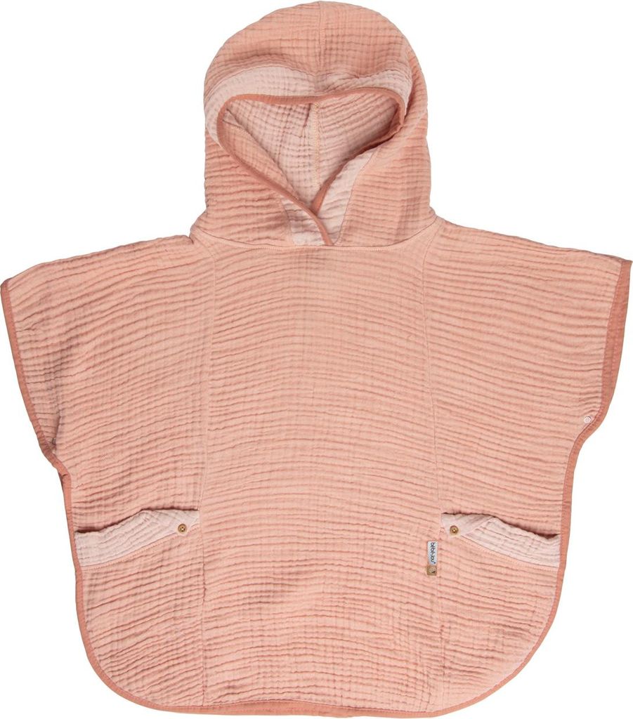 Bebe-Jou Pure Baumwolle Poncho Pink | Baby Handtuch