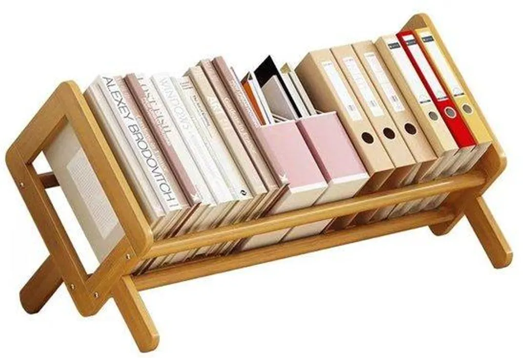 Bibliothèque gain de place pour ranger livres et dossiers de bureau