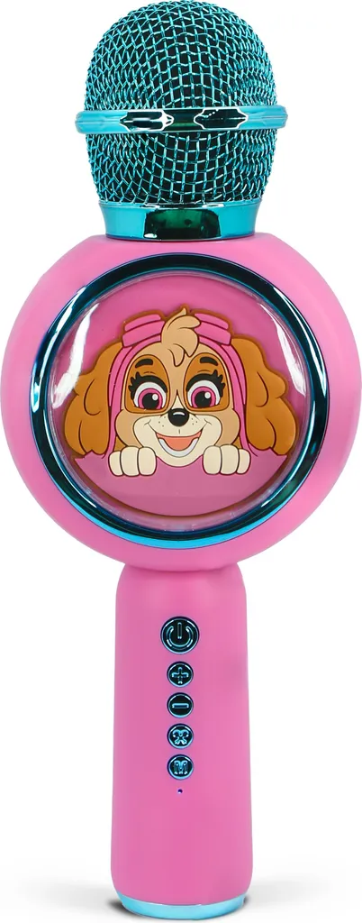 Microphone Karaoké Enfant Skye Pat' Patrouille avec Haut-Parleur Intégré