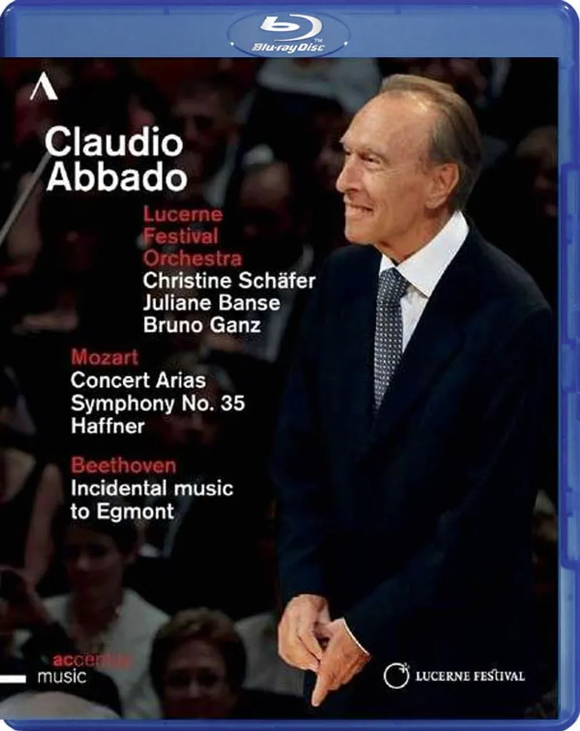 Interprétation de Claudio Abbado Lucerne Festival avec Schäfer et Banse