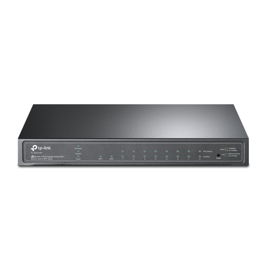 TP-Link TL-SG2210P 8-Port Gigabit PoE+ verwalteter Netzwerk-Switch
