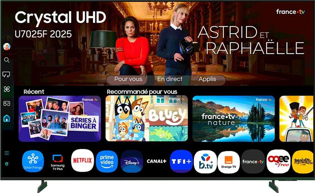 Samsung TU75U7025FK, 190,5 cm (75"), 3840 x 2160 Pixel, LED, Smart-TV, WLAN, Schwarz