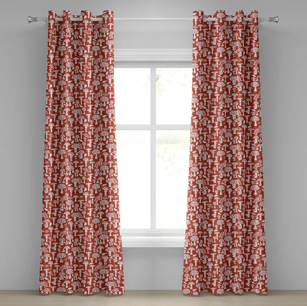 Tenda Moderna ABAKUHAUS Motivo Funghi 280x245cm | Lavabile