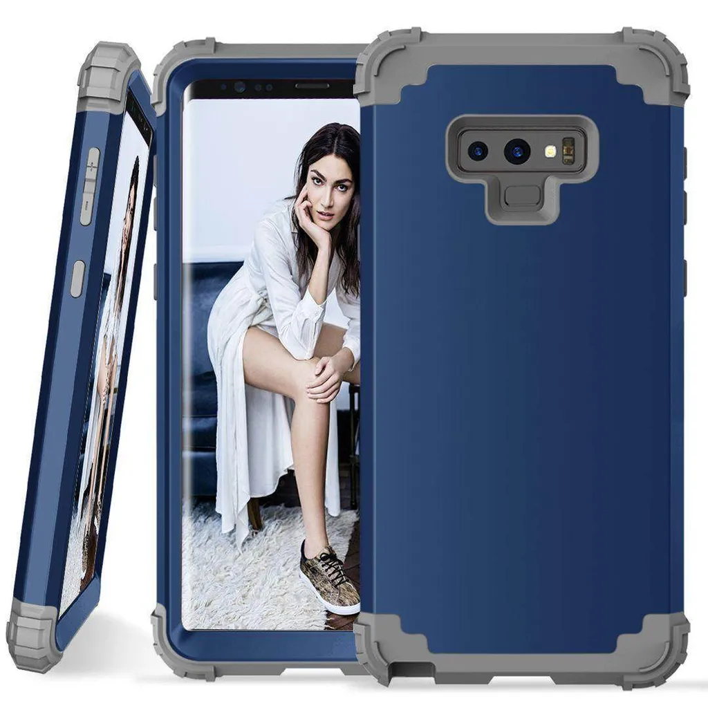 Custodia Protettiva Galaxy Note 9 Navy Blue - Design Ibrido Business