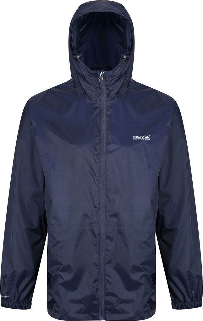Regatta Herren Regenjacke Pack It III wasserfest RG3512 (2XL) (Marineblau)