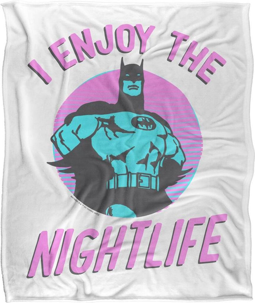 Batman - Decke "Nightlife" TV18815 (Einheitsgröße) (Bunt)