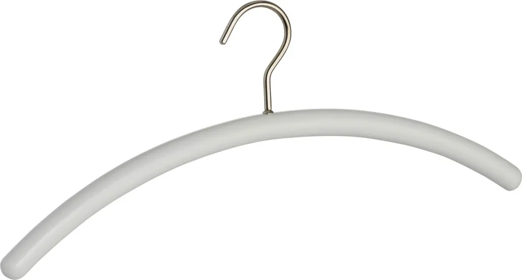 WENKO Cintre Rollo hêtre blanc : l'élégance du bois pour vos vêtements