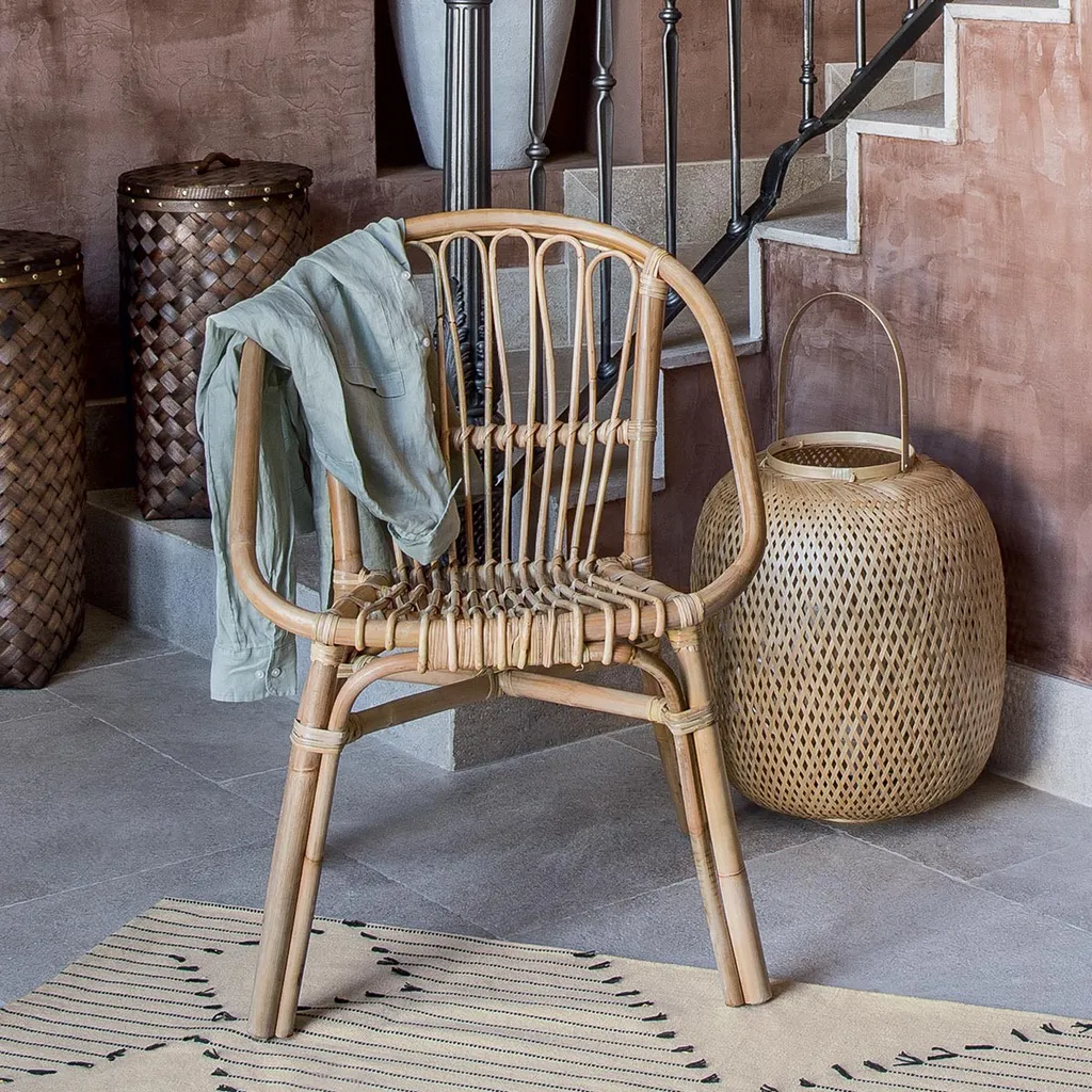 Fauteuil de relaxation Dream RATTAN naturel pour coin lecture cosy