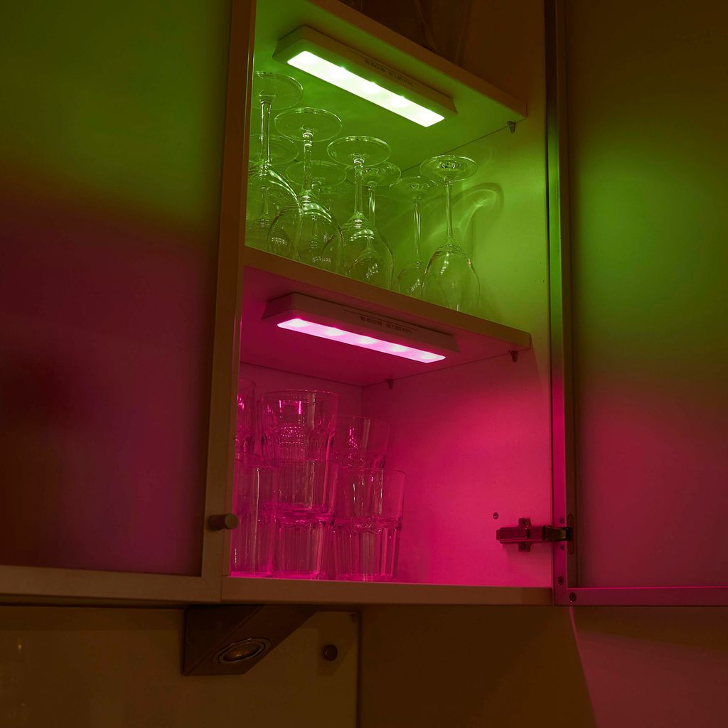 Northpoint LED Lichtleiste Schranklicht RGBW 3er-Set Produktbild 4