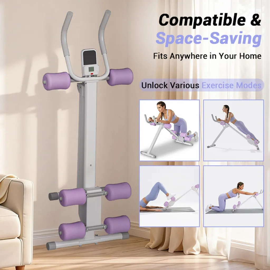 Banc de musculation abdominale Core Trainer multifonctionnel pliable - 5