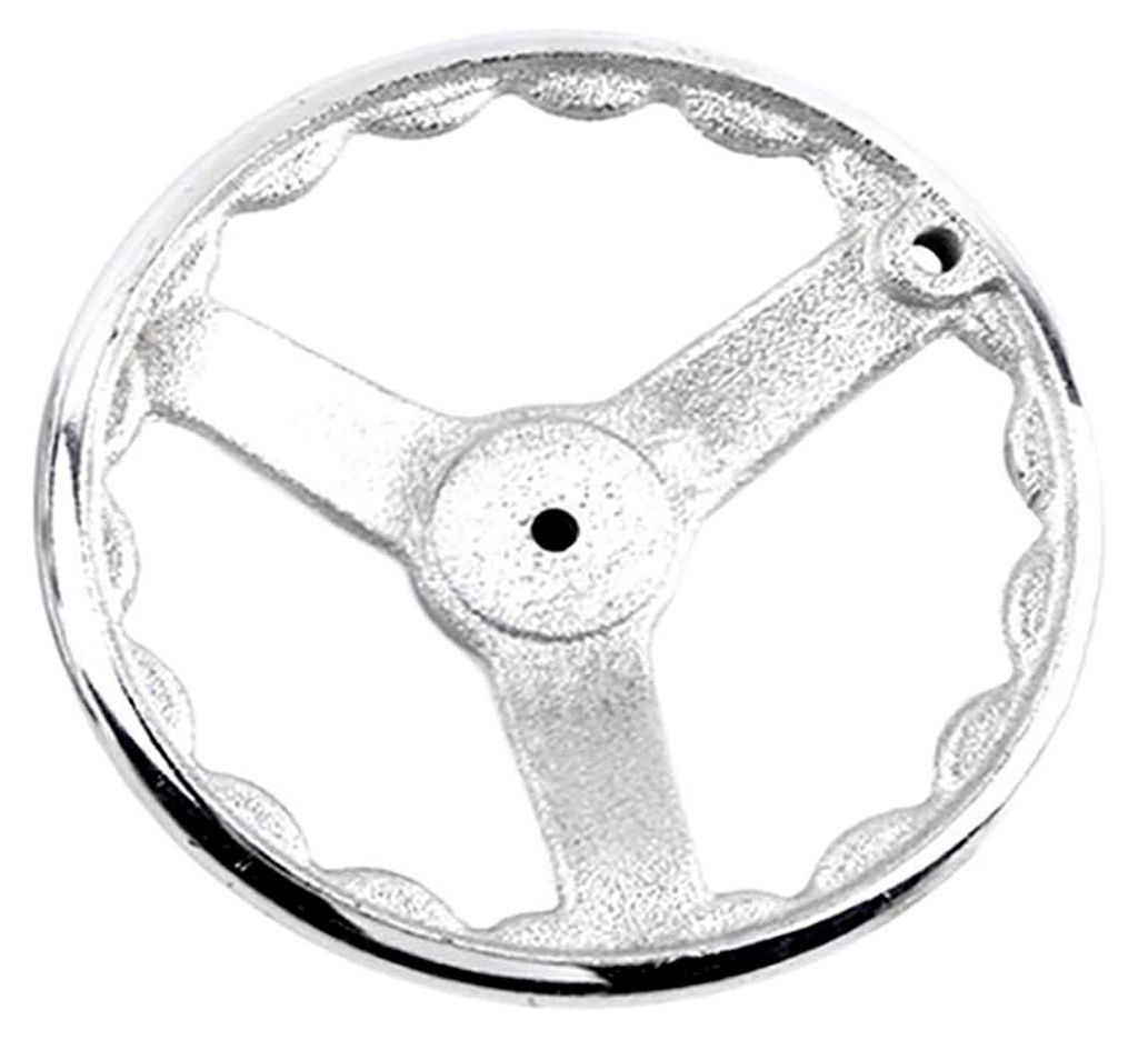 1 Stück runde Handscheibe aus Eisen, 3/4/5/6/7/8 Zoll, für Dreh-, Fräs- und Schleifmaschinen, 70/100/120/150/160/200 mm