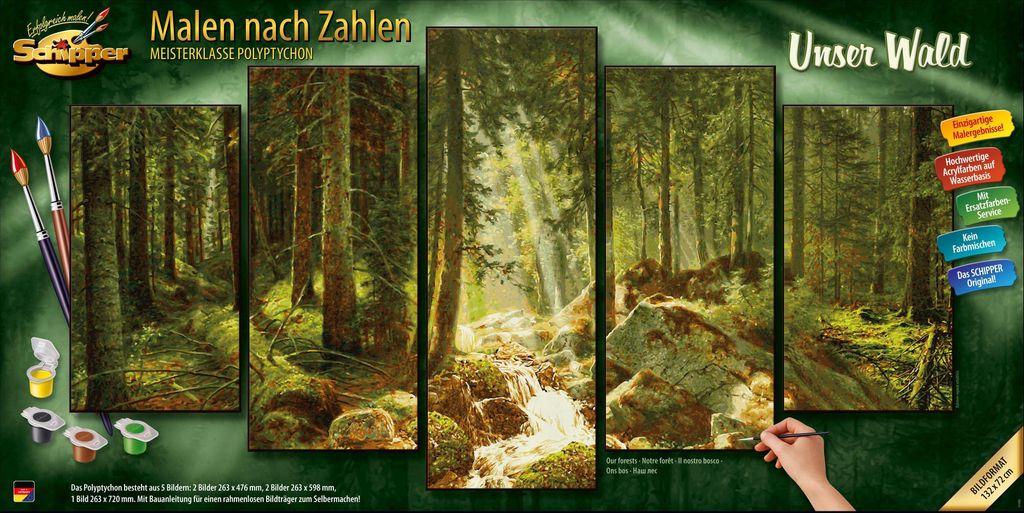 Schipper Malen nach Zahlen - Unser Wald (Polypt.)