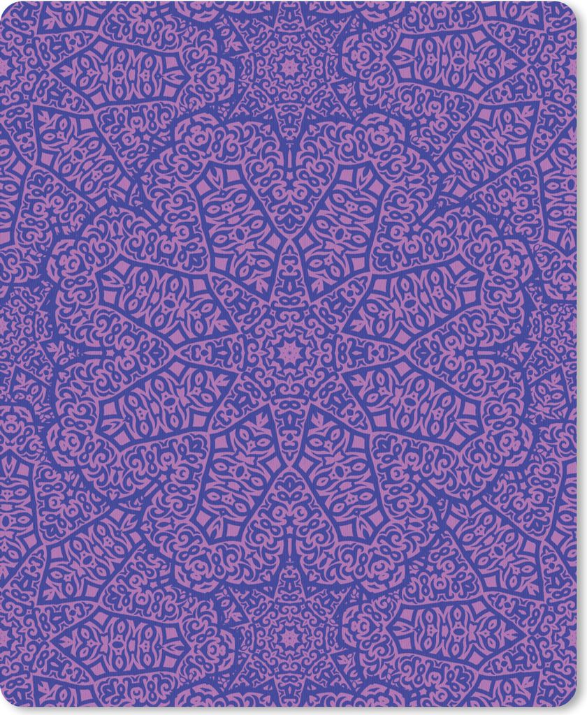 MuchoWow Mauspad Mousepad Mandala - Design - Abstrakt - Bohème 19x23 cm - Mousepads - Maus Mat - Pad - Mausunterlage - Mauspads - Spielen