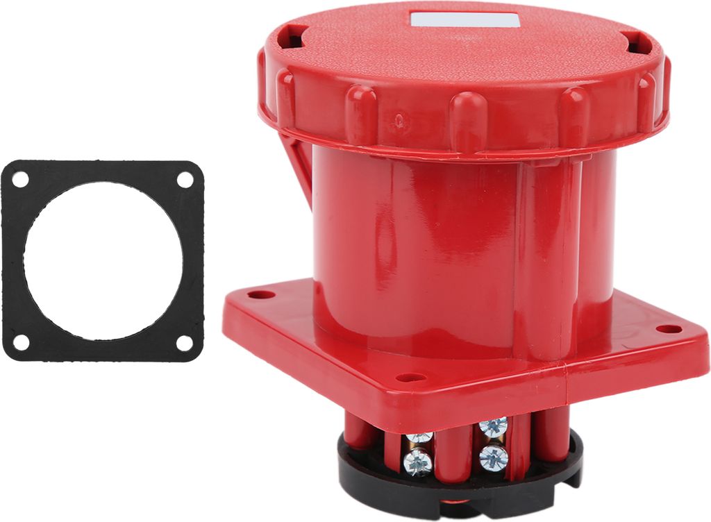 380415V 63A Industriestecker 3P+N+E 5-poliger gerader Stecker IP67 wasserdicht für die Landwirtschaft