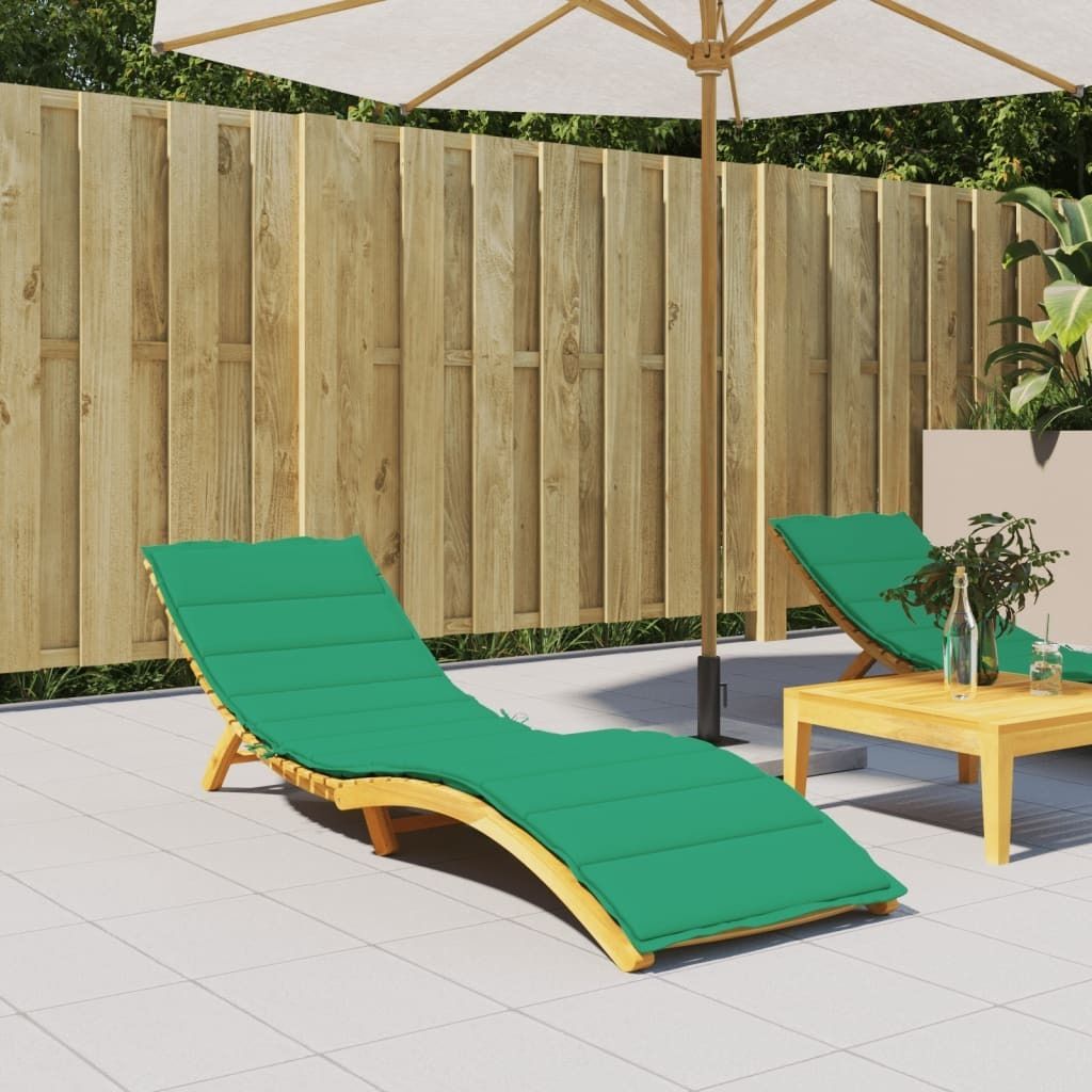 Sonnenliegen-Auflage Grün 200x50x3 cm Stoff , Klassische Sofas Design 2024