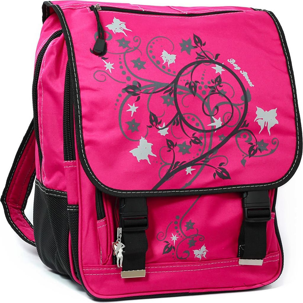 Bag Street Nylon Rucksack Ranzen Kinder Sporttasche pink 30x26x38 OTJ602P