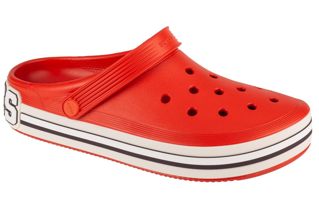 Crocs Off Court Logo Clog 209651-625, Badelatschen, Herren, Rot, Größe: 38/39