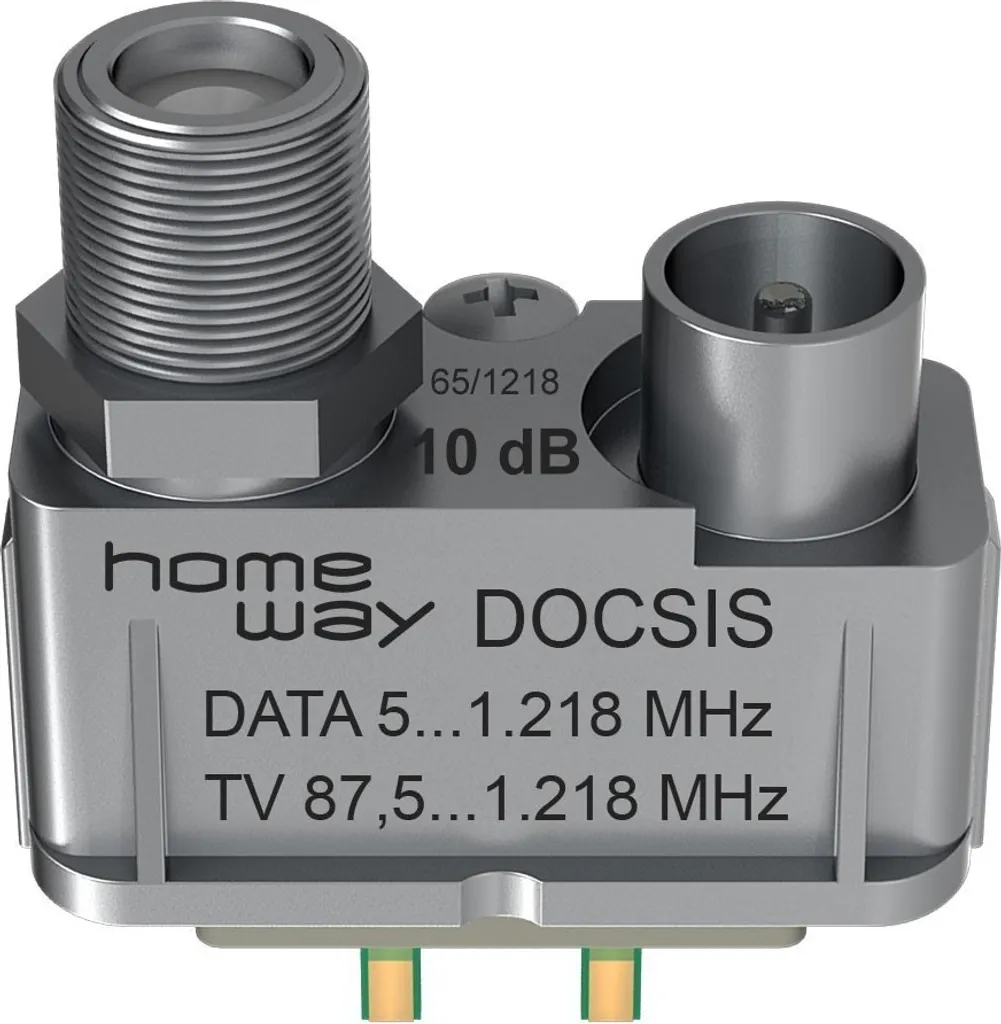 Prise de Séparation DVB-C avec Atténuation 10dB HW-ET6 pour Image TV
