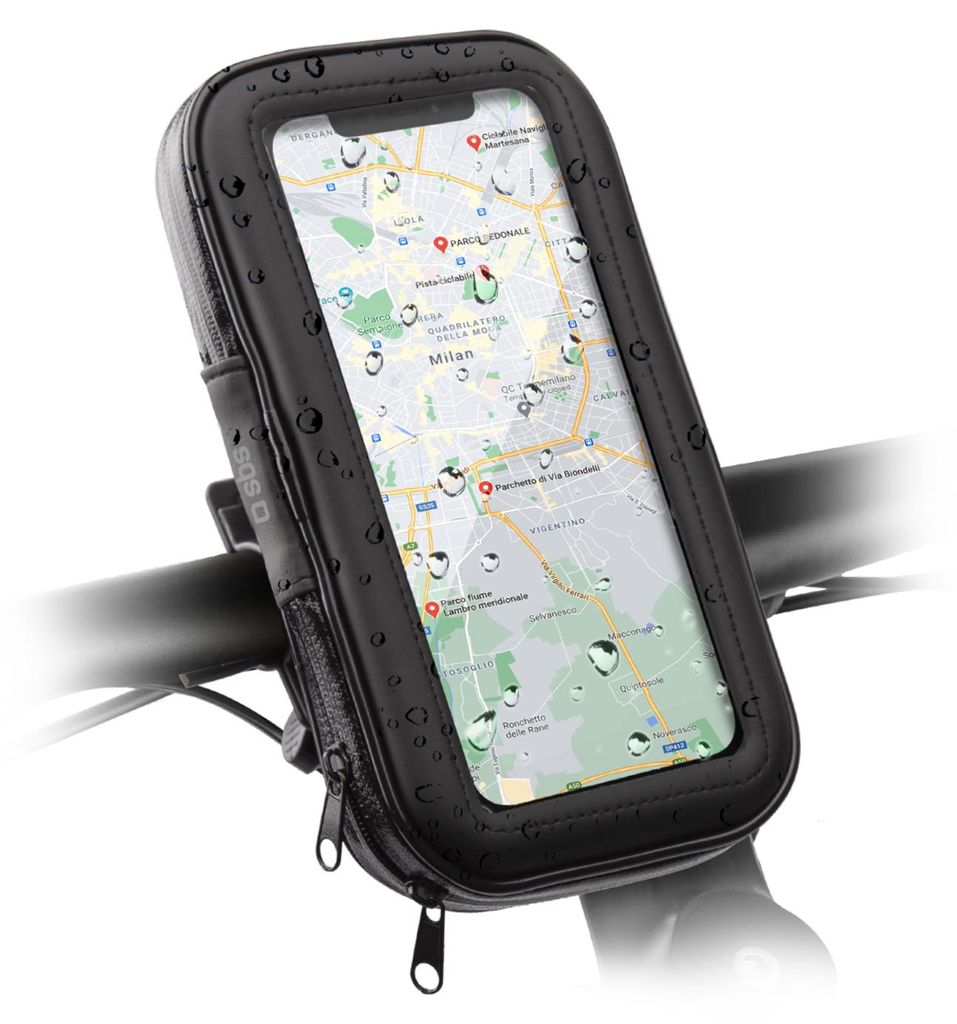 Regenbestendige telefoonhouder voor fietsen en scooters Productafbeelding 