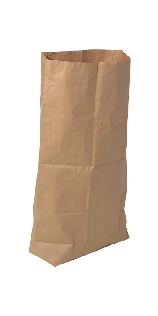 Sac poubelle biodégradable 120L kraft pour déchets verts et jardin