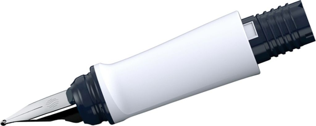 Schreibfeder für Füllhalter Ray inkl. Vorderteil tiefblau-hellgrau M Packung mit 6 Stück