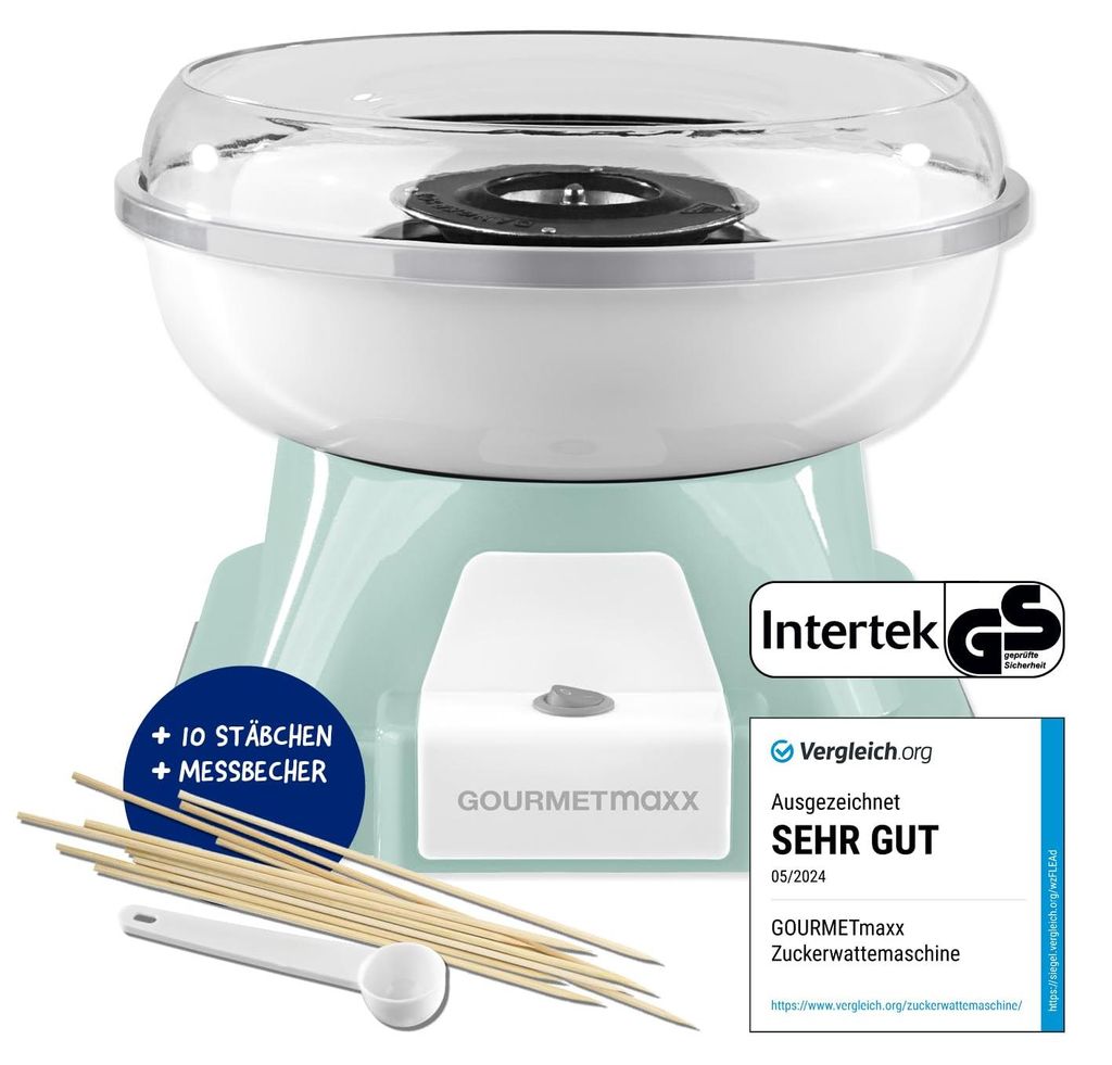 GOURMETmaxx Macchina per zucchero filato per uso domestico Immagine del prodotto 