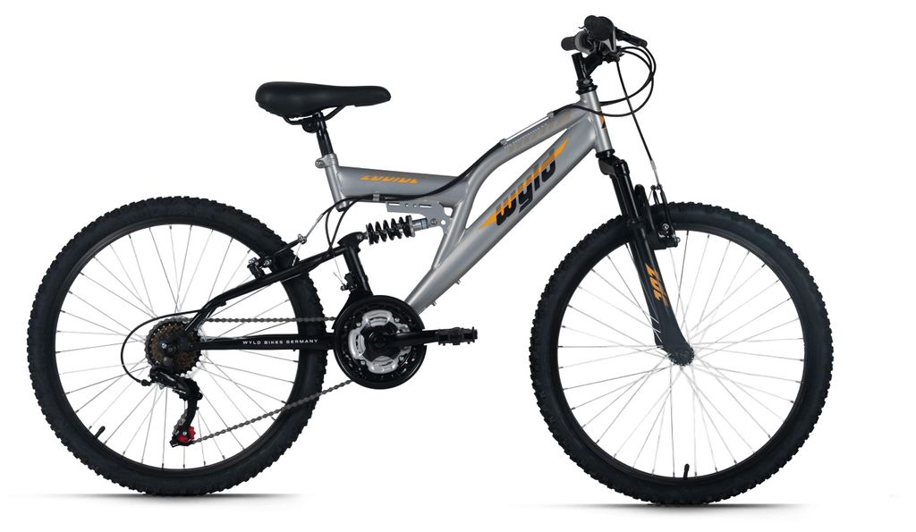 WYLD Kinder-Mountainbike Fully 24'' Zodiac 18 Gänge RH 38 cm WYLD 315K, 316K, 317K, 314K