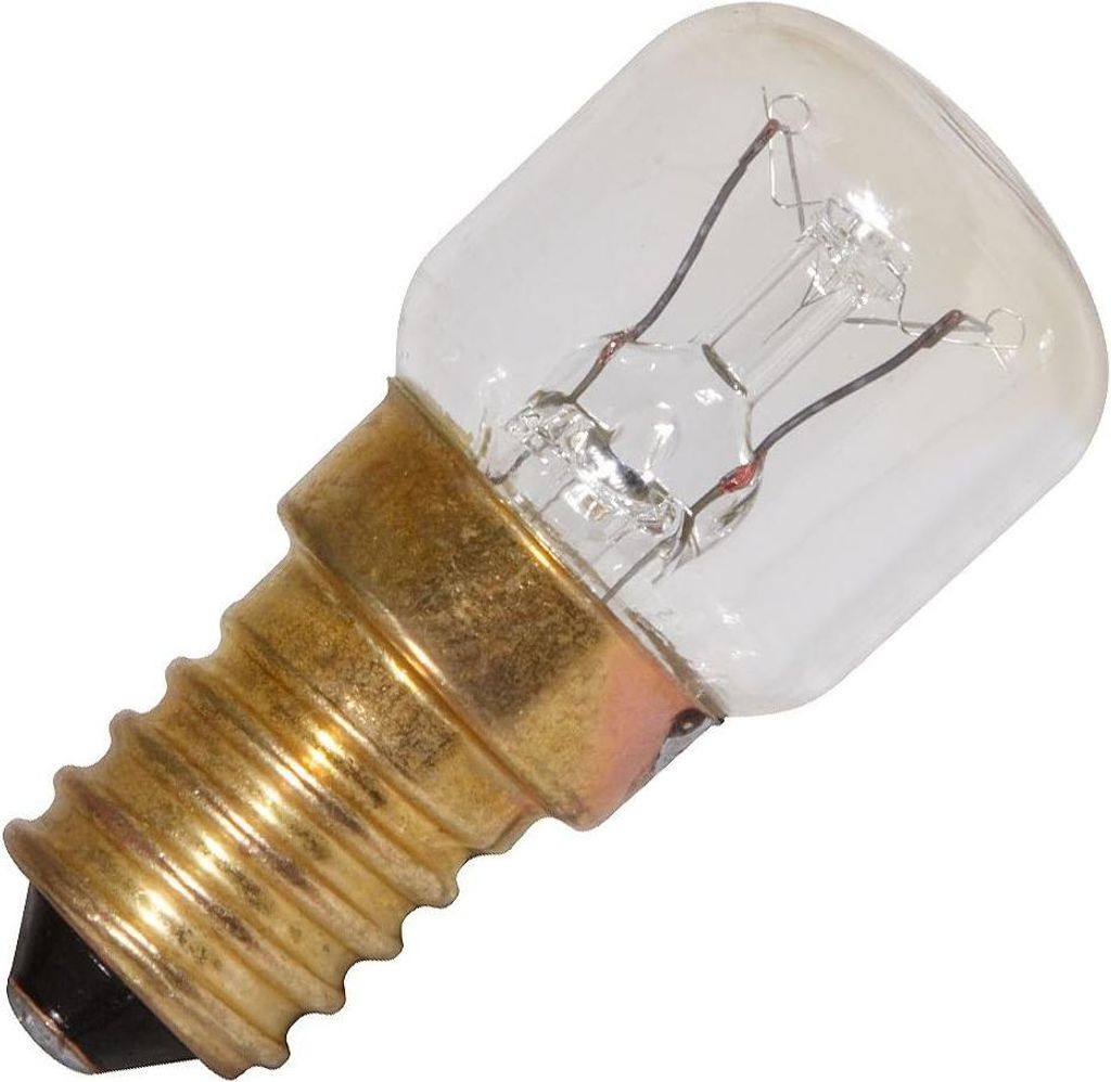 Backofenlampe E 14 300 Grad 15 W T 22, 2 Stück