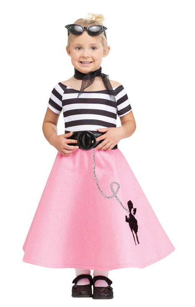 Soda Shop Mädchen Kleinkinderkostüm für Fasching & Karneval Baby Größe: S