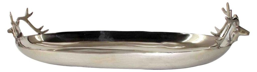 Schale Gaia Obstschale 50x18cm Aluminium poliert Produktbild 