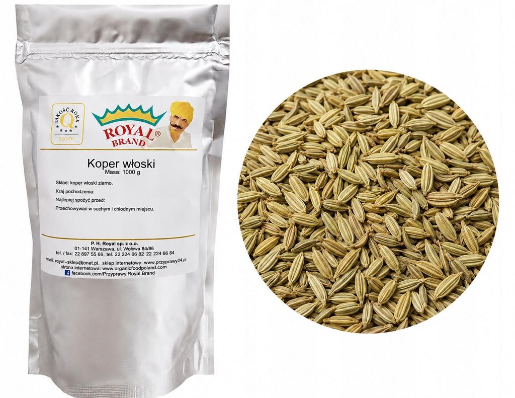 Fenchel, grün 1Kg Royal Brand Produktbild 