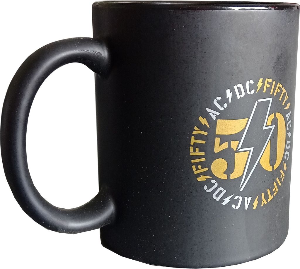AC/DC Tasse Kaffeebecher Pott zur Fifty Tour
