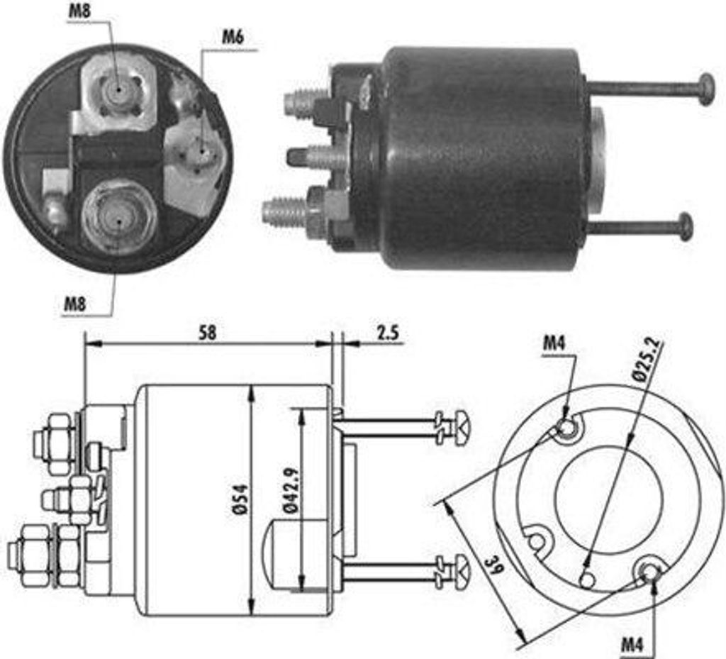 MAGNETI MARELLI Heckscheibenwischer + Arm Stück Hinten für BMW X5 (E53) 450mm
