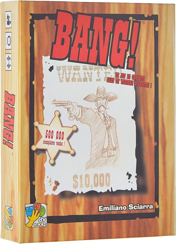 Jeu de société Bang Edition Originale : cartes d'ambiance et stratégie Far West