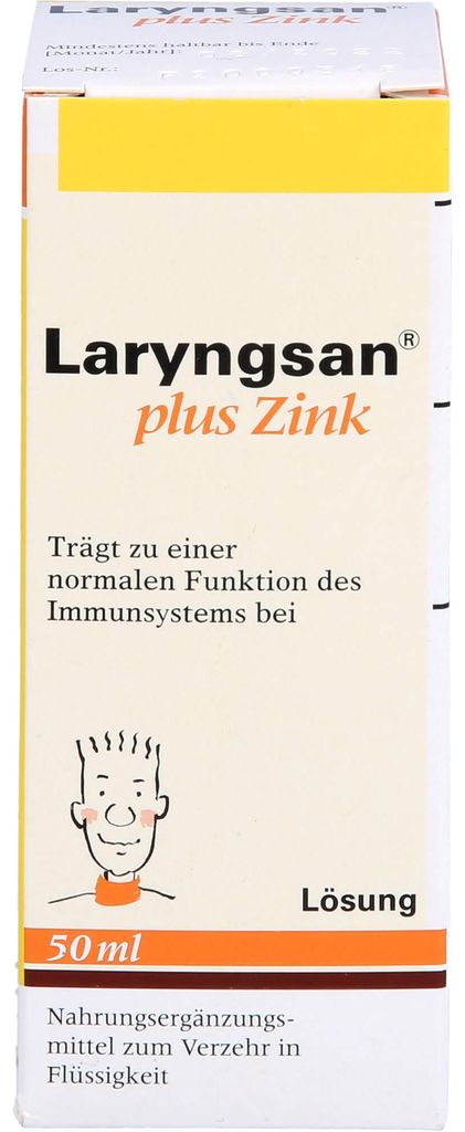Laryngsan plus Zink Lösung trägt zu einer normalen Funktion des Immunsystems bei, 50 ml Lösung