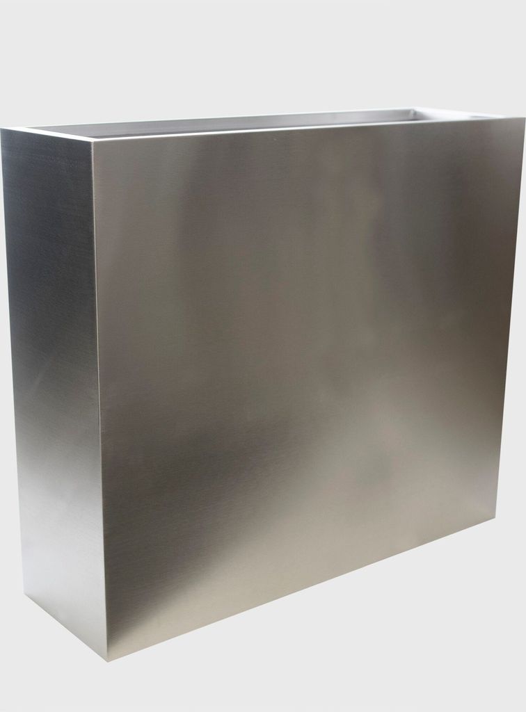 KÖHKO® Designer-Hochbeet aus Edelstahl Viva 72 x 17 x 62 cm Produktbild 1