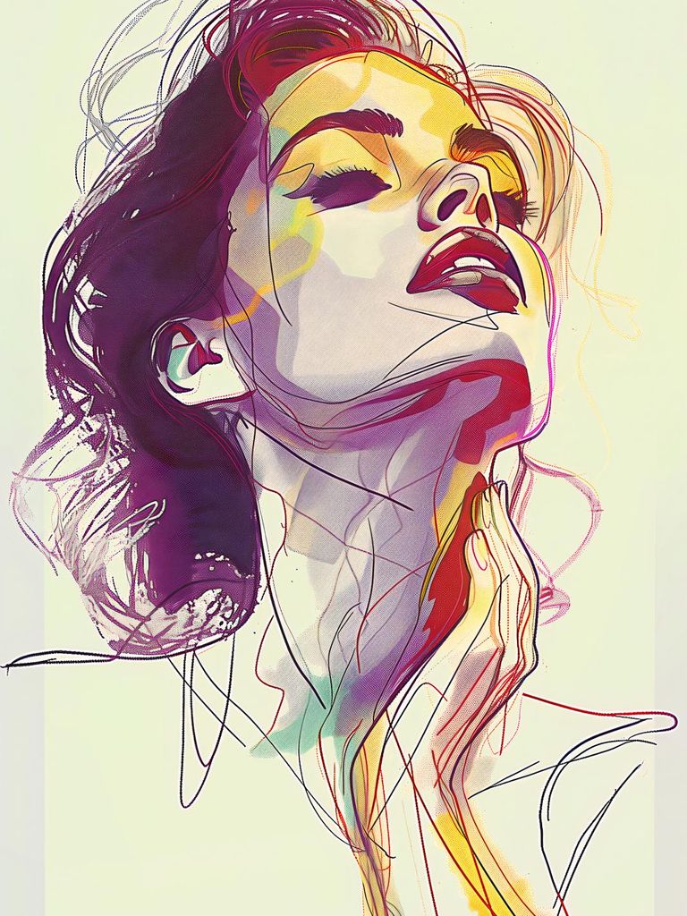 Plakat 30x40cm Flüssigkeit