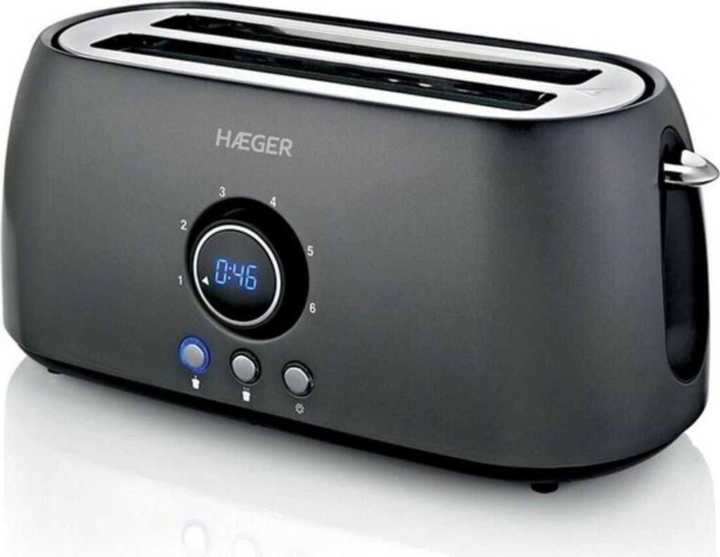 Haeger TO-14D.013A, Černá, Nerezová ocel, Knoflíky, Otočné, Obrázek produktu 