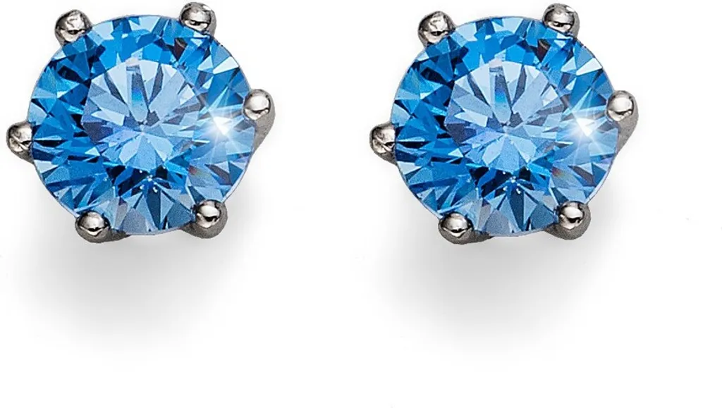 Boucles d'oreilles Brilliance Medium Anti-allergiques Fini Rhodium