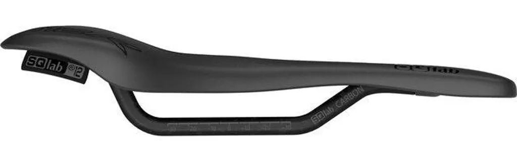 Selle Route et VTT Carbone SQlab 612 Ergowave R, largeur 120 mm