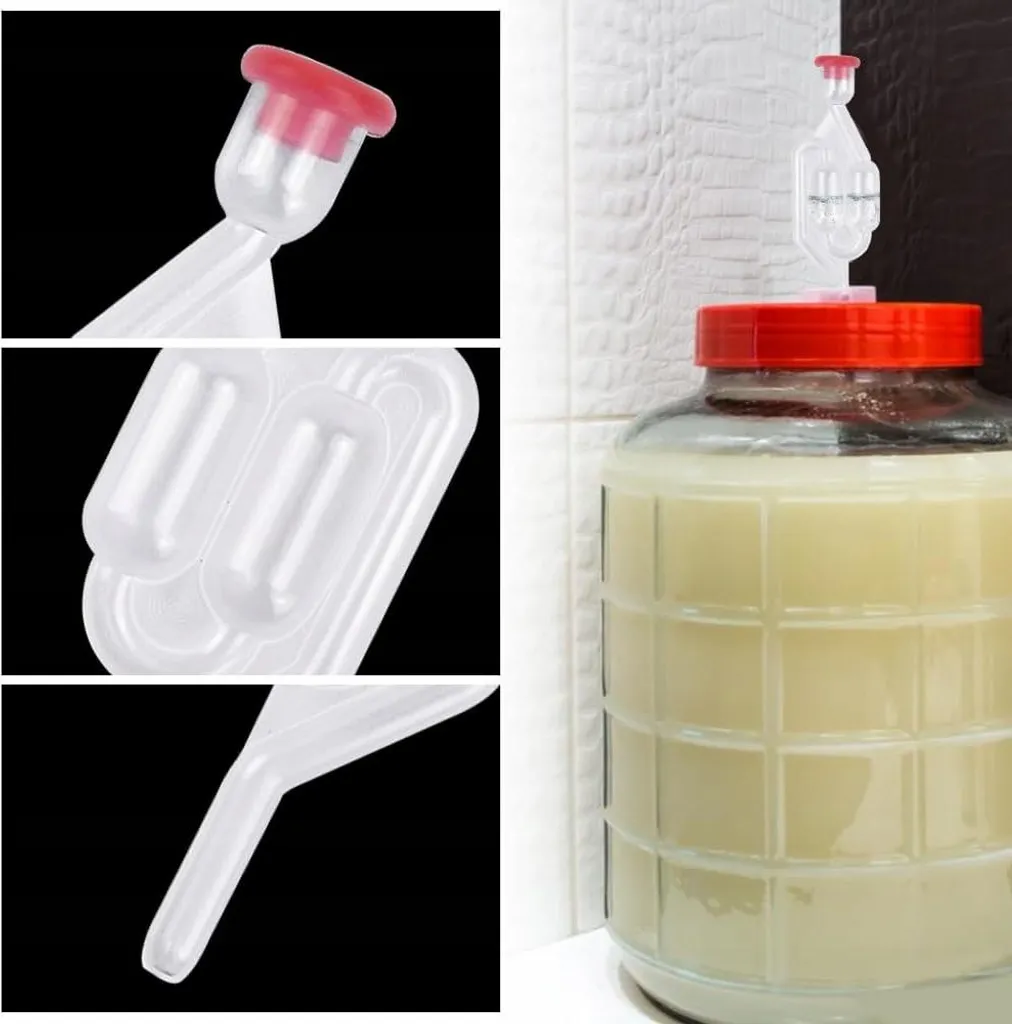 Valve de fermentation incassable 2 unités pour ballon d'ensilage robuste