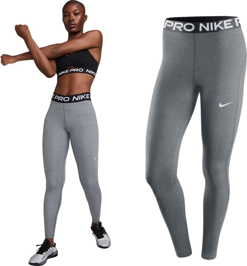 Damen Sporthose Nike Pro 365 Tights CZ9779-084 grau r. XS