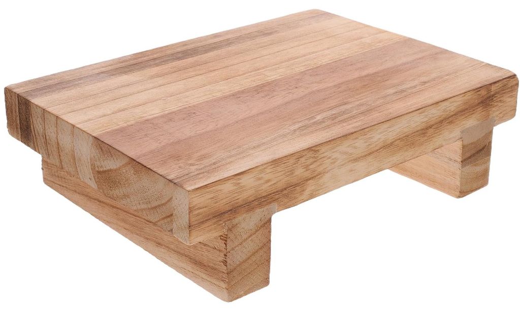 Dřevěná schůdková stolička do kuchyně a koupelny, dřevěná Obrázek produktu 