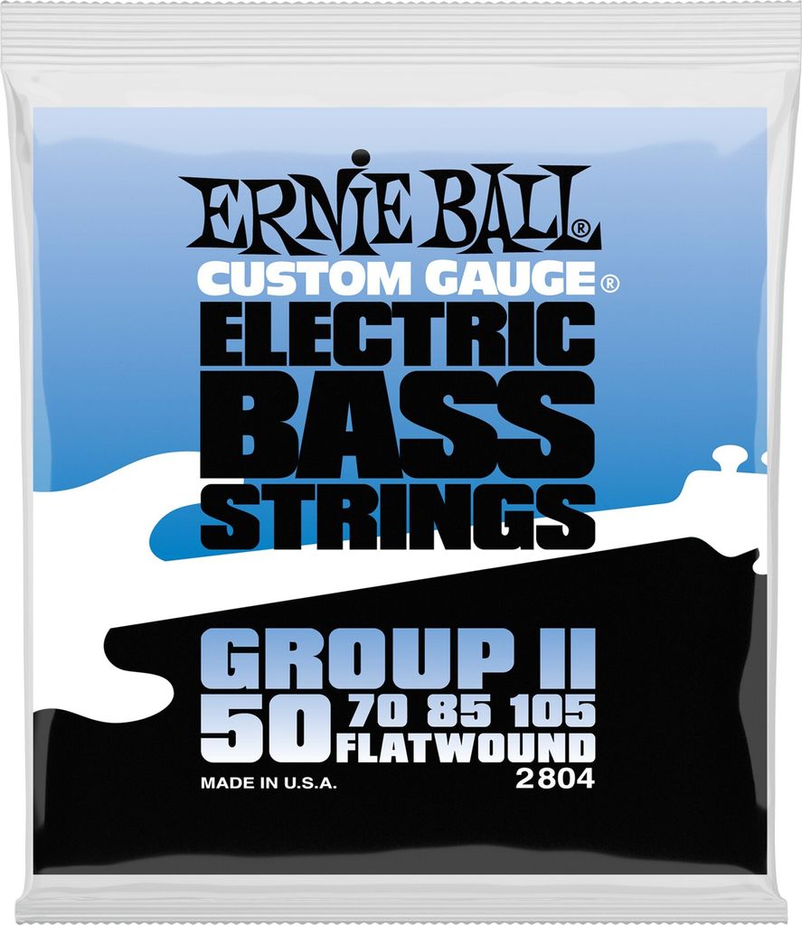 Ernie Ball Flat Wound Group II E-Bass-Saiten 50-105 (2804)