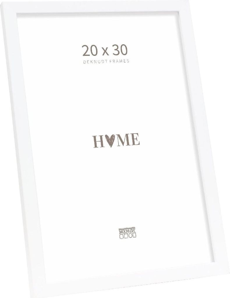 Deknudt Holzbilderrahmen S243D Weiß 20x30 cm