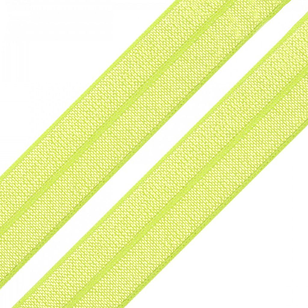 1m Einfassband 20mm hochelastisch 44% Elasthan gefalzt Meterware Faltgummi