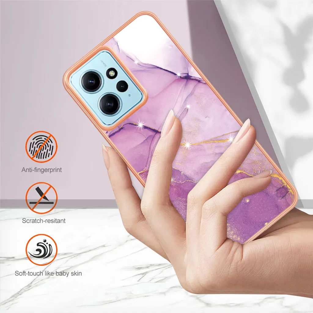 Custodia TPU Per Xiaomi Redmi Note 12 4G – Morbida Con Motivo Balletto In Rilievo, Trasparente - 5